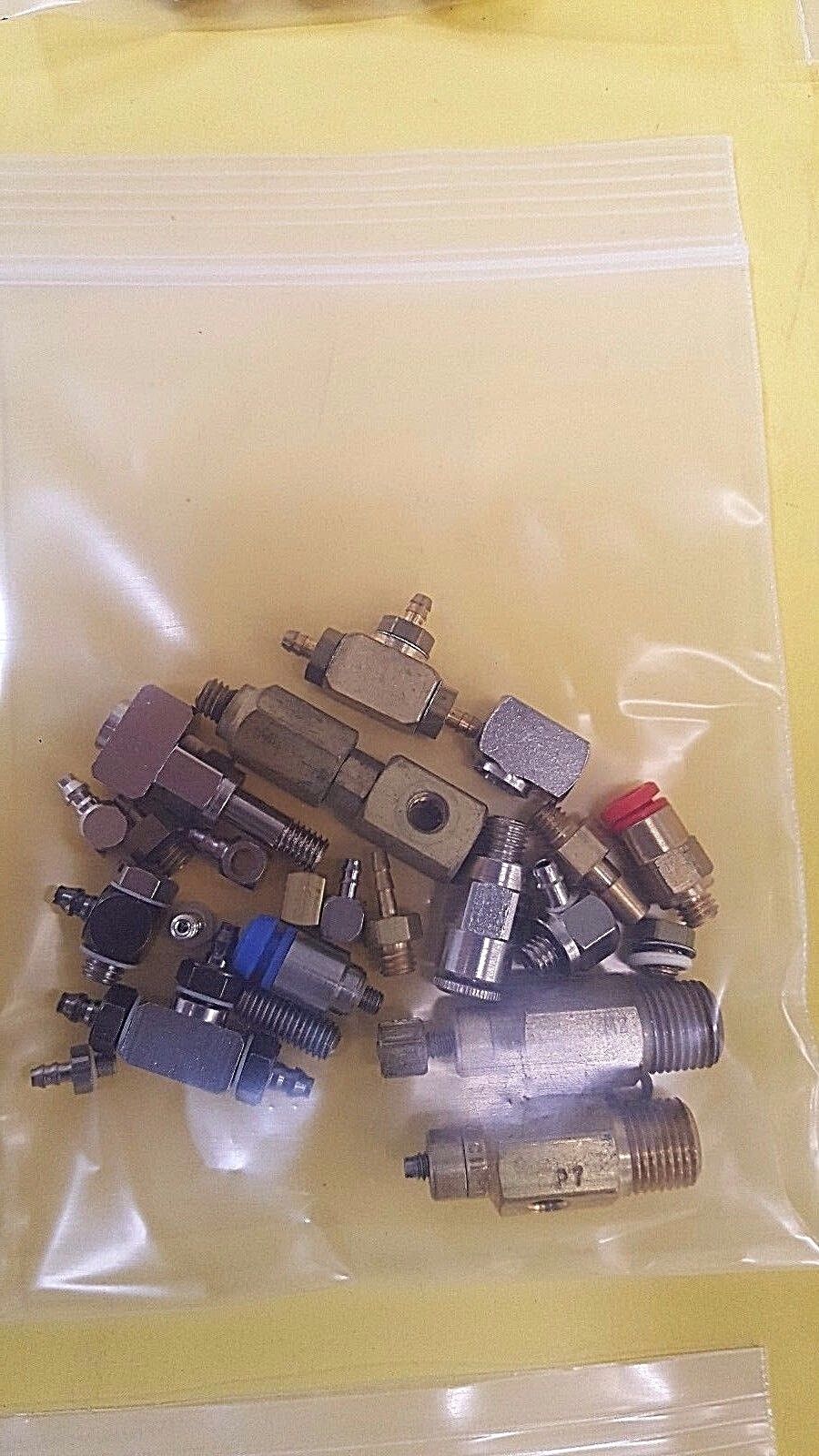 Clippard Minimatic Miniature Pneumatic Fittings, 200+ PCS. Assorted Lot, New/Oth