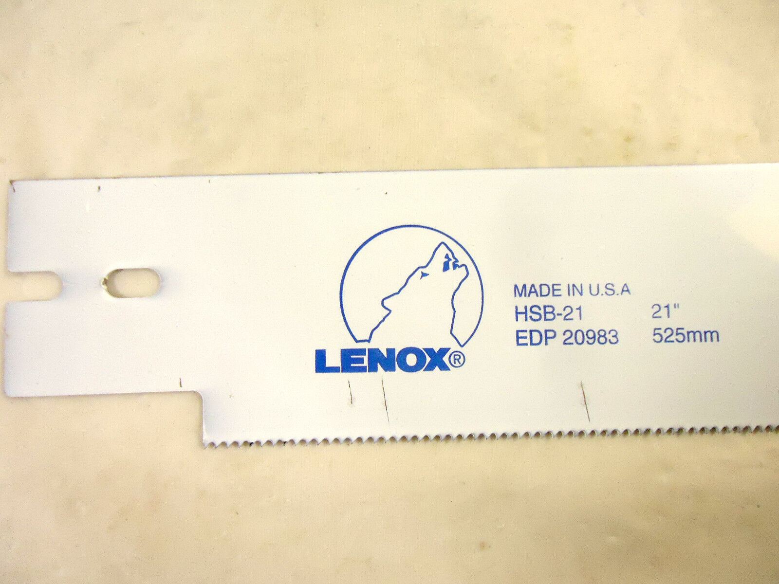 Lenox 21" Replacement Blade, 5 Blades, for Cutting PVC/ABS, #20983-HSB-21, NEW.