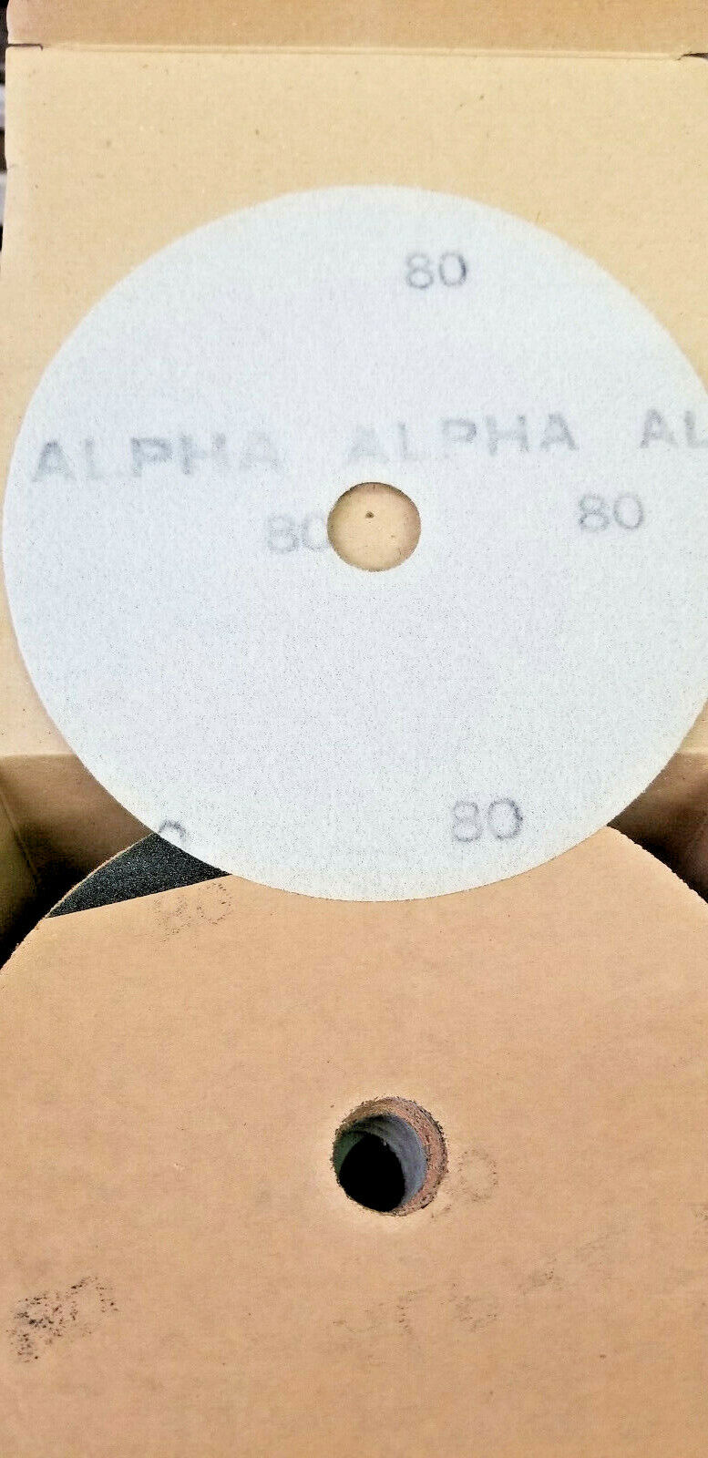 Silicon Carbide 7" Sanding Discs, Marble, Granite 7 Grit Ass't, 50pcs, Velcro(R)