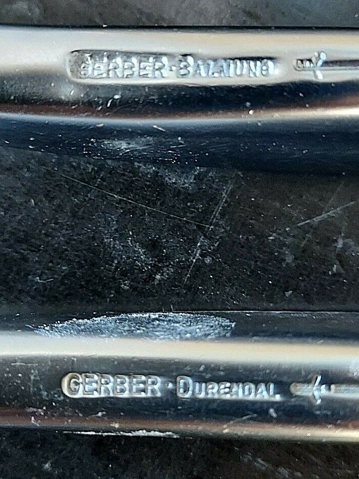 50's Gerber Little Snick; Durendal and Balmung Fileting & Carving Knives 4pc