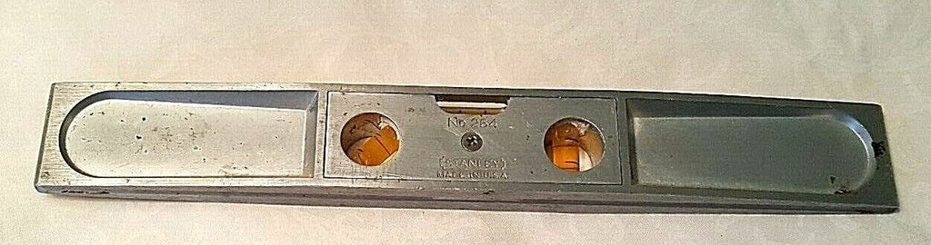 Vintage STANLEY No 264 9 inch Aluminum Torpedo Level I USA, with Original Box