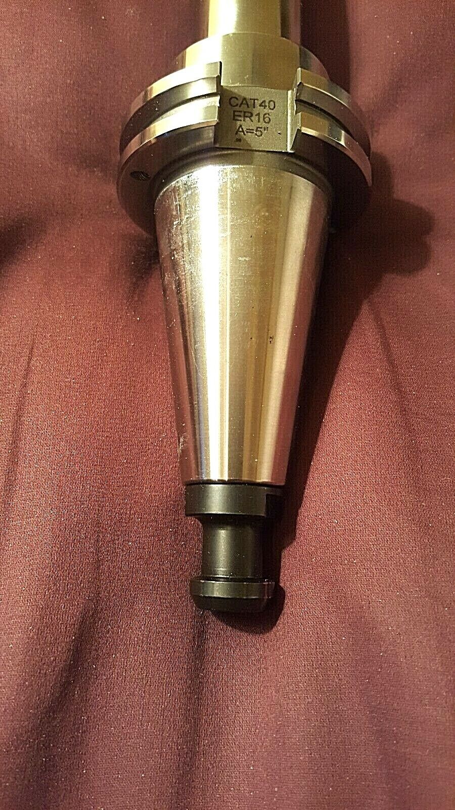 PARLEC CAT40  C40BC-16EROS500 EROS PRECISION ERos16 COLLET CHUCK, 5" Proj, Good