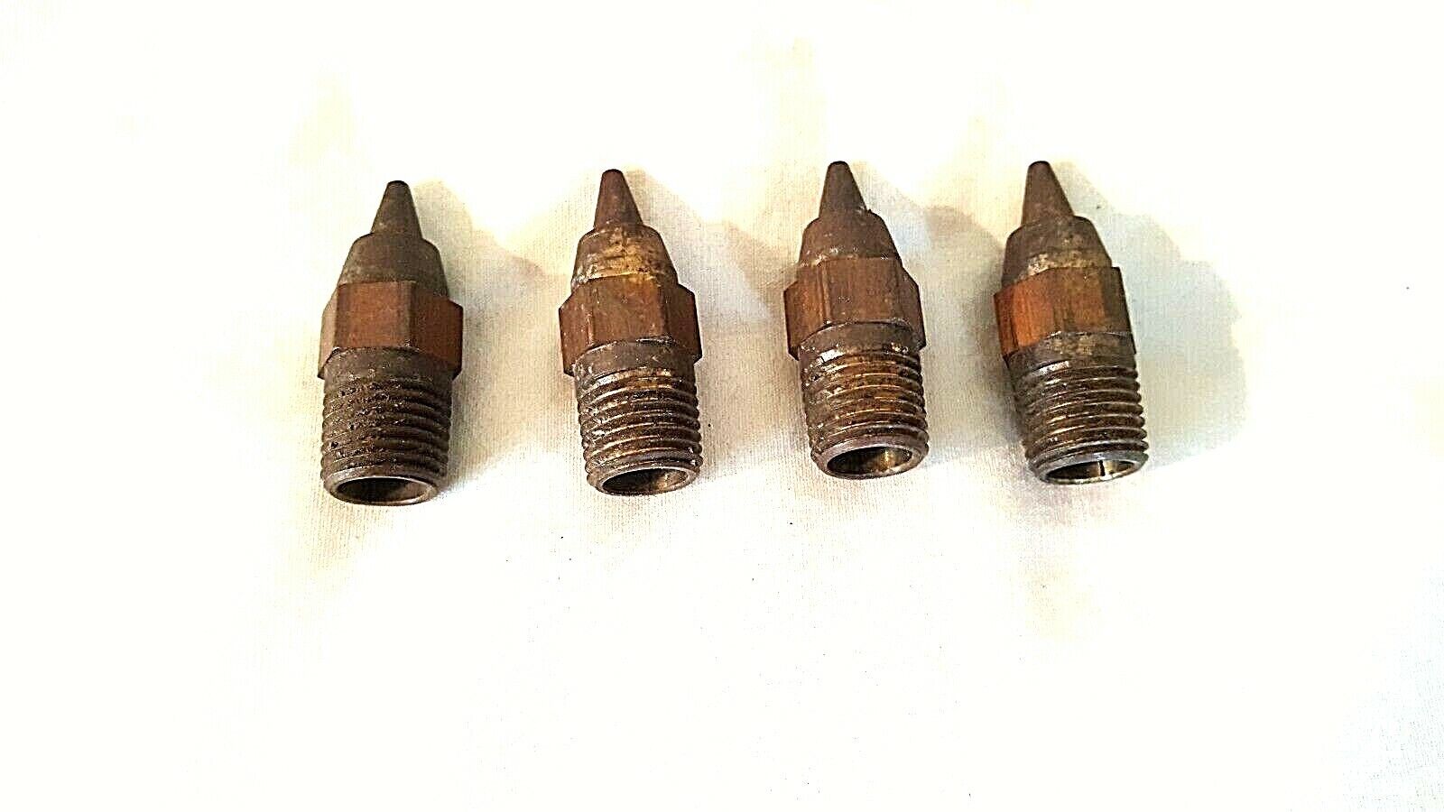 Flared Brass Air/Water Blow Gun Tips with 1/4" NPT Male Thread, 24 pcs.