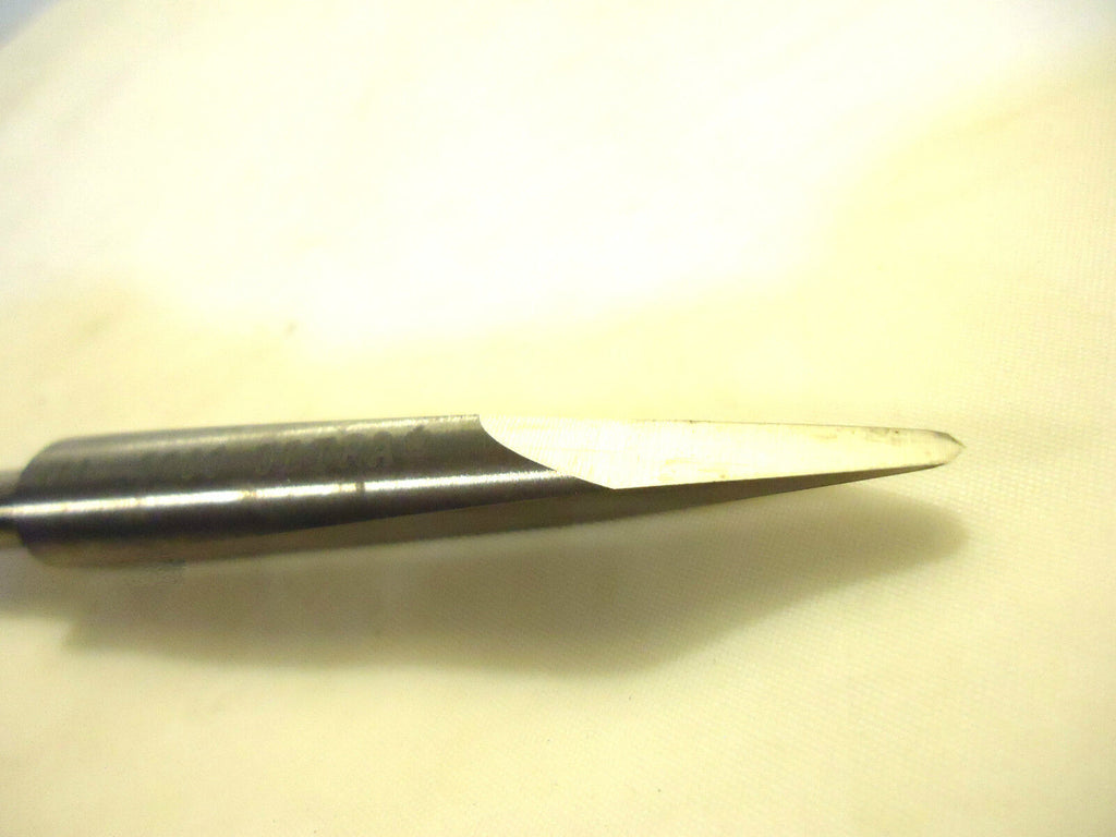Solid Carbide Spade Flute Drill, Ultra Tool, ½” Diameter w/ 5/16” Reduced Shank.