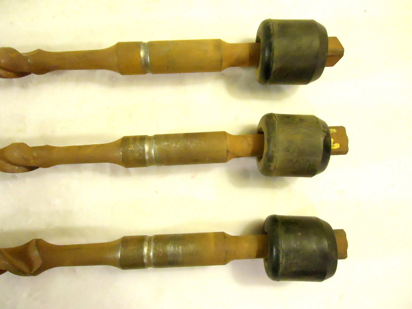 Vintage  Rotary Hammer Drill Bits with Triangular Shanks, 3 pcs, New/Other.