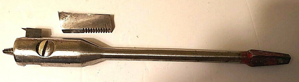 Vtg. Irwin Micro-Dial Expansive Wood Bit No.22 Bores 7/8'' To 3'' With Box