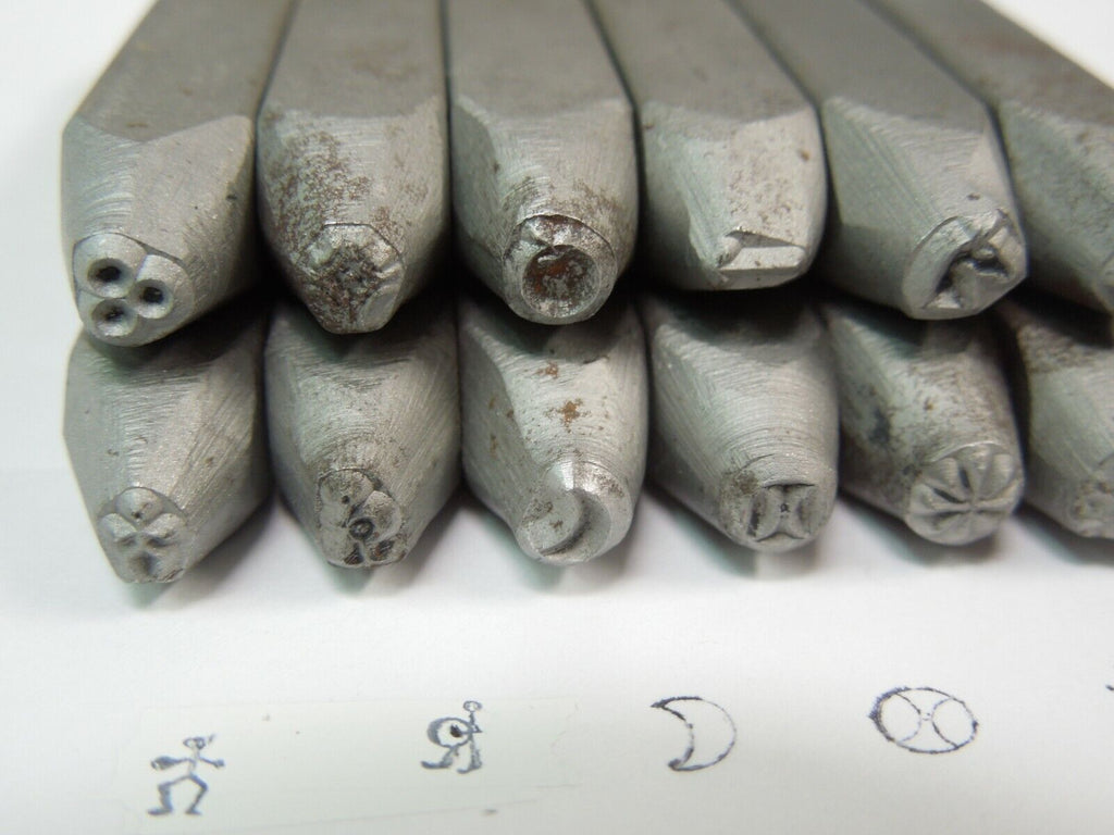 SYMBOL MARKING STAMPS 13pcs. - 3/16", Shop QC, Parts &Tools, Maker Marks, USA