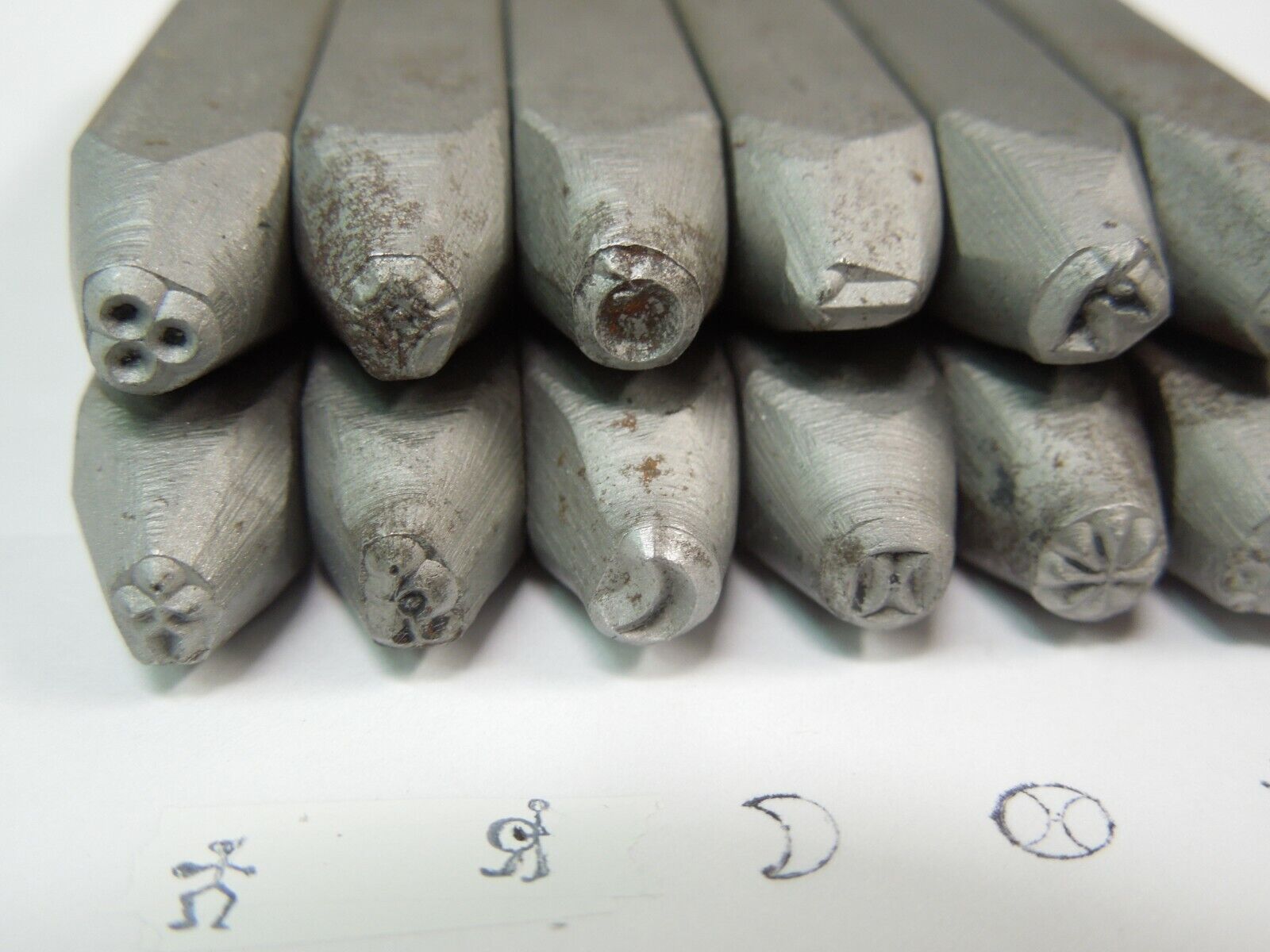 SYMBOL MARKING STAMPS 13pcs. - 3/16", Shop QC, Parts &Tools, Maker Marks, USA