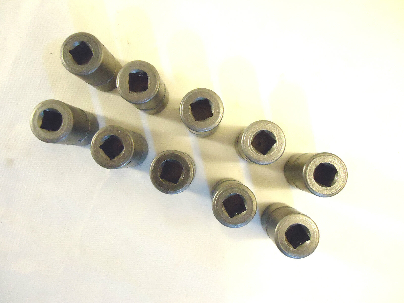 Magnetic Sockets, 10 Pieces, 1/4” Drive X 11mm Hex, Impact, Hanson, #93655, USA