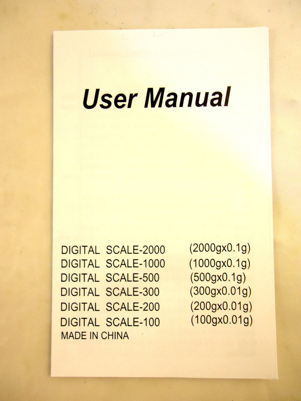 Digital Scale SCL-300.60, 600 Grams x 0.1G, New.