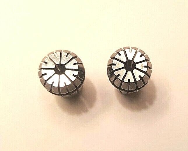 ER11 Collets 2 pcs. 1 LOT 2.5mm Used, Excellent, No Brand