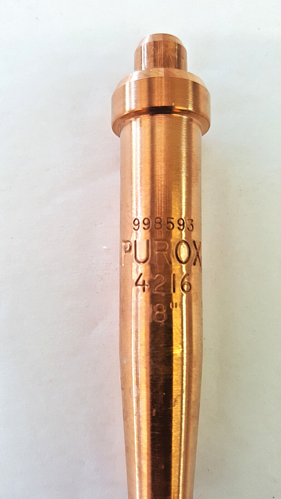 Purox 4216 Series Oxygen-Propylene Cutting Tips, # 998593, 4216 – 8", New