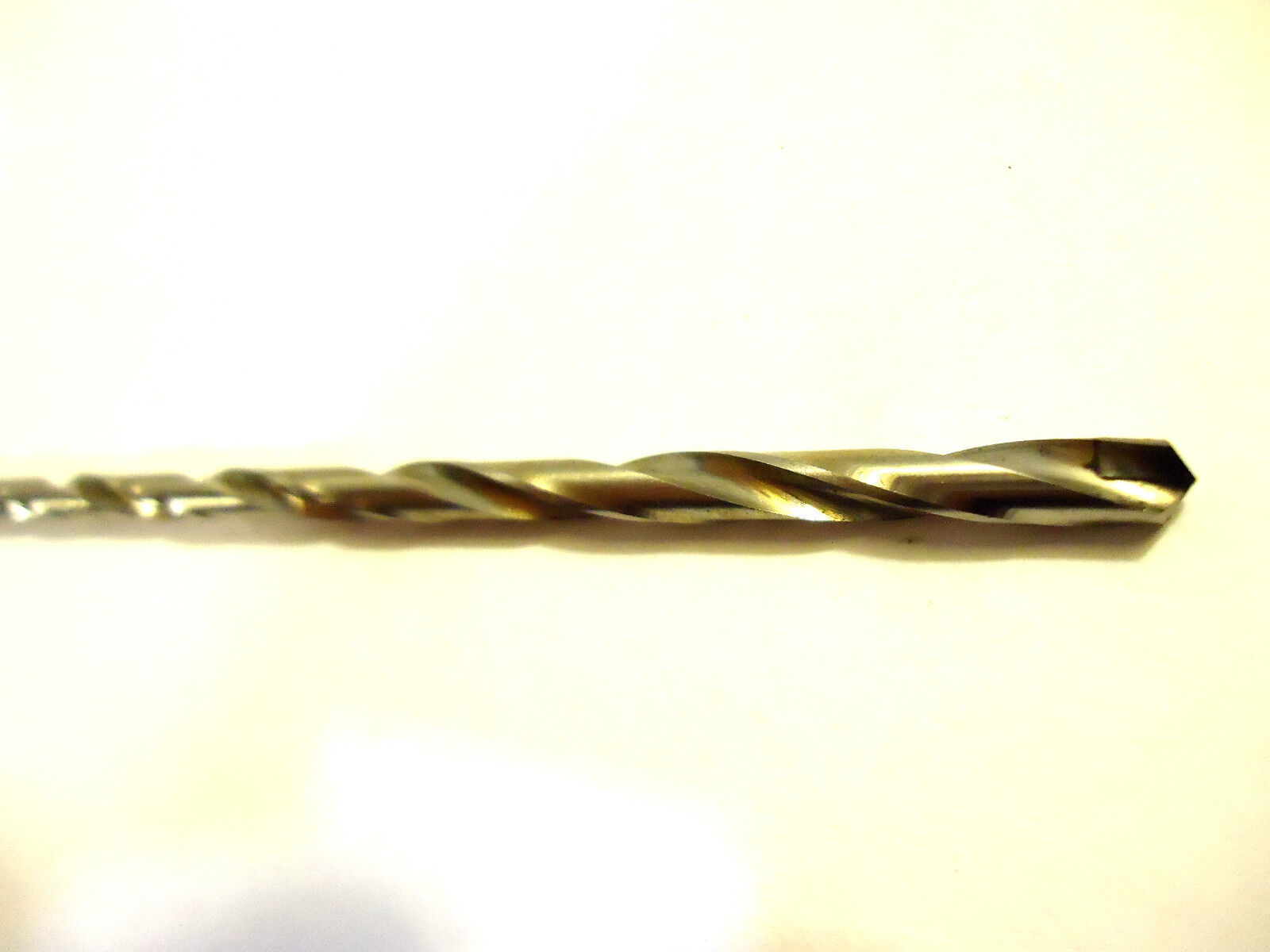 Carbide Tipped Twist Drill Bit #22 (.1570), 8” OAL, USA, New.