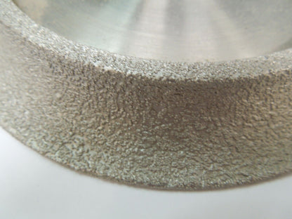 Brazed Diamond 6" Demi-Bullnose Profile Wheels, Marble/Granite, 5/8" Radius, 30g