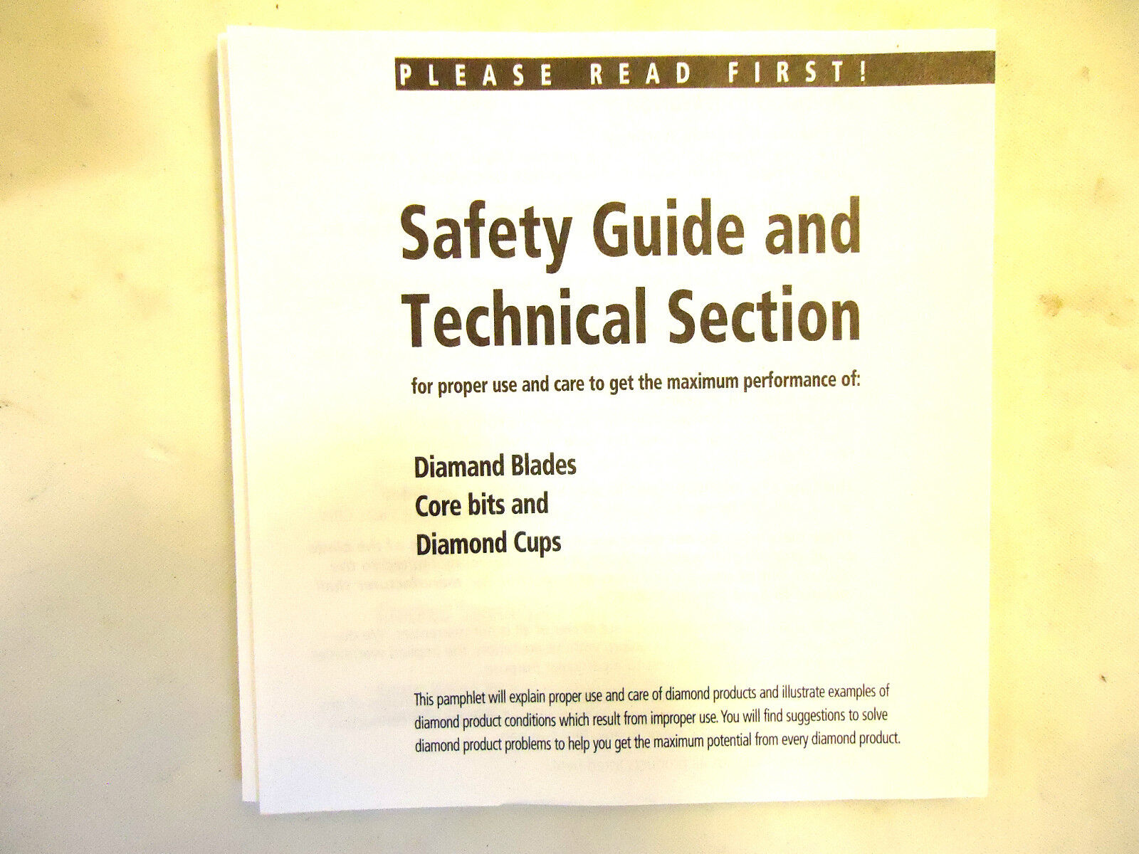 JA-CUT ProFast Premium 3 3/8" Diamond Dry Cut Blade with 15mm Arbor Hole, NEW.