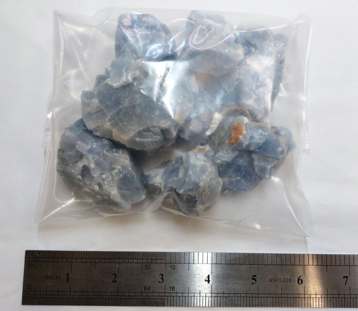 Blue Onyx Calcite Rough 1lb