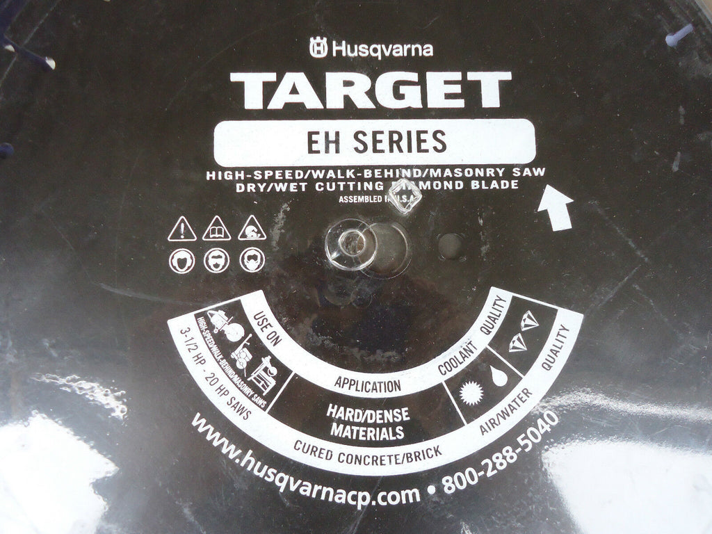 TARGET/Husqvarna 14” EH Series # 773656 Diamond Blade, NEW.