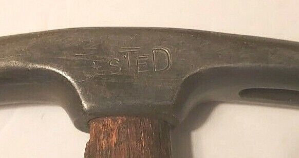 Vintage J.M.WATERSTON Magnetic Tack Hammer with Tack Puller, DETROIT