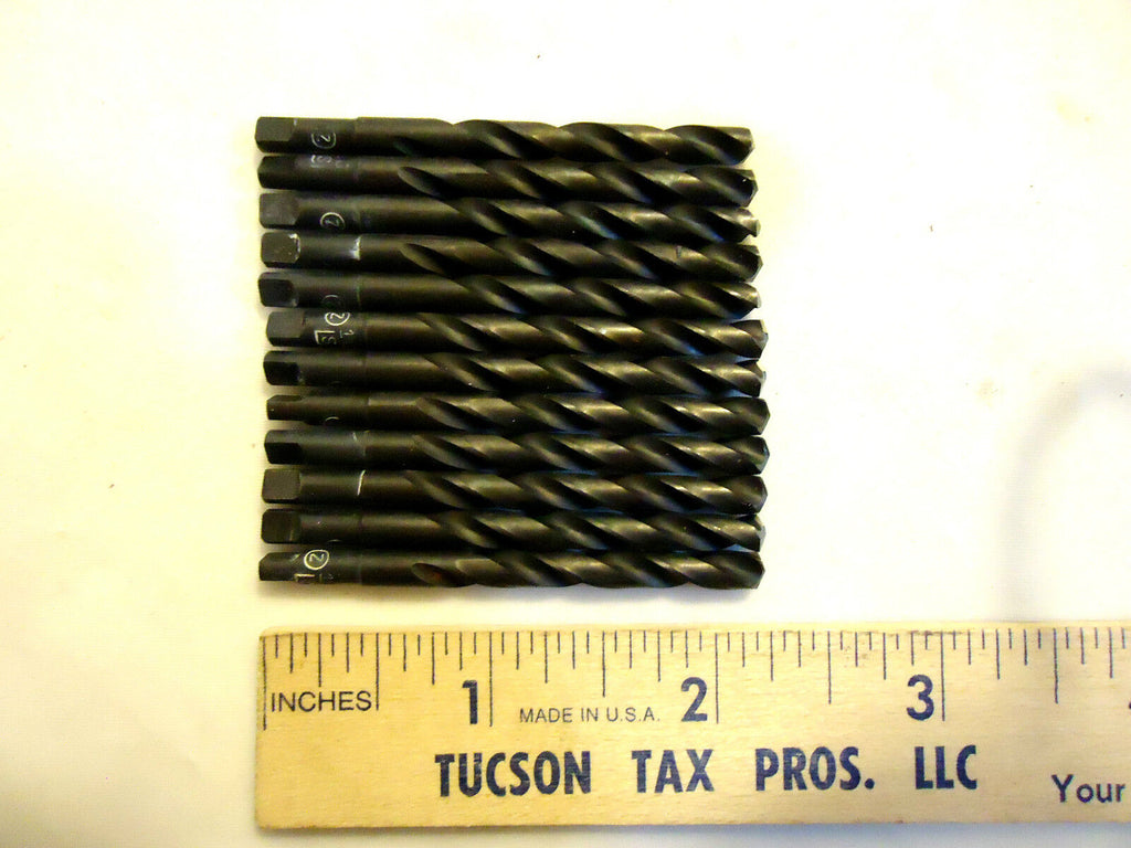 Twist Drill Bits, #16 (.177”) 12 pcs, Heavy Duty HSS Super-Tem Split Point, NEW.