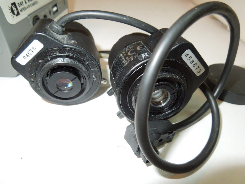 5 Pc LOT- IQeye 751; IP Box Cam 5300; Samsung SNC-550; 2 Pentax 3-8mm CCTV Lens