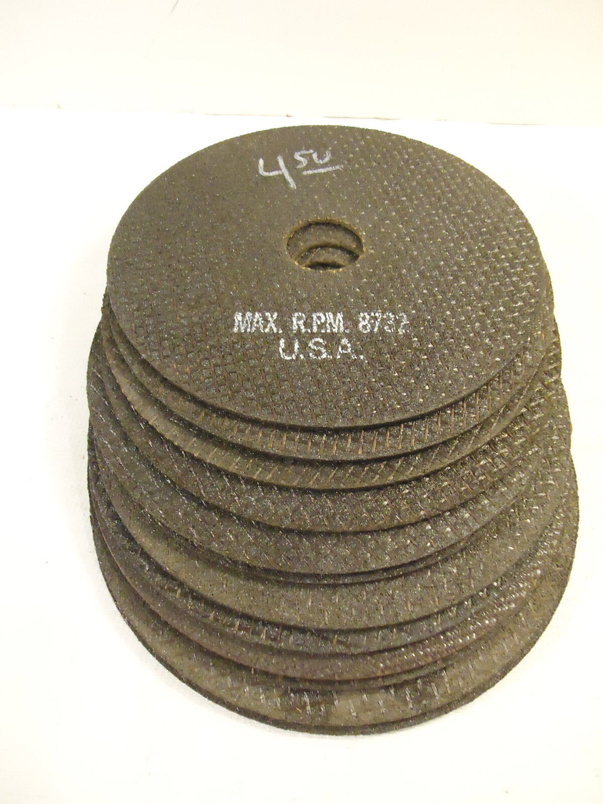 7" Metal Cut - Off, 1-1/4" Center, 12 Pcs, Max RPM 8,732, New, USA, Free Ship.