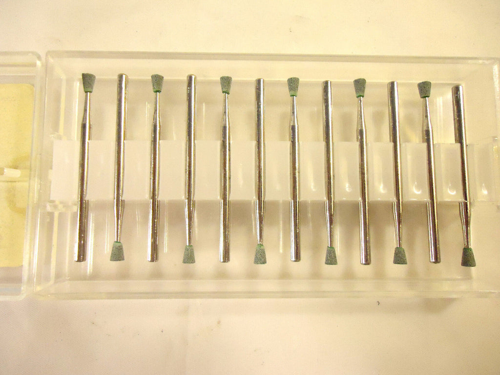 12 Piece Mounted Stones National Keystone, Style I-1, for Grinding Glass, Stone