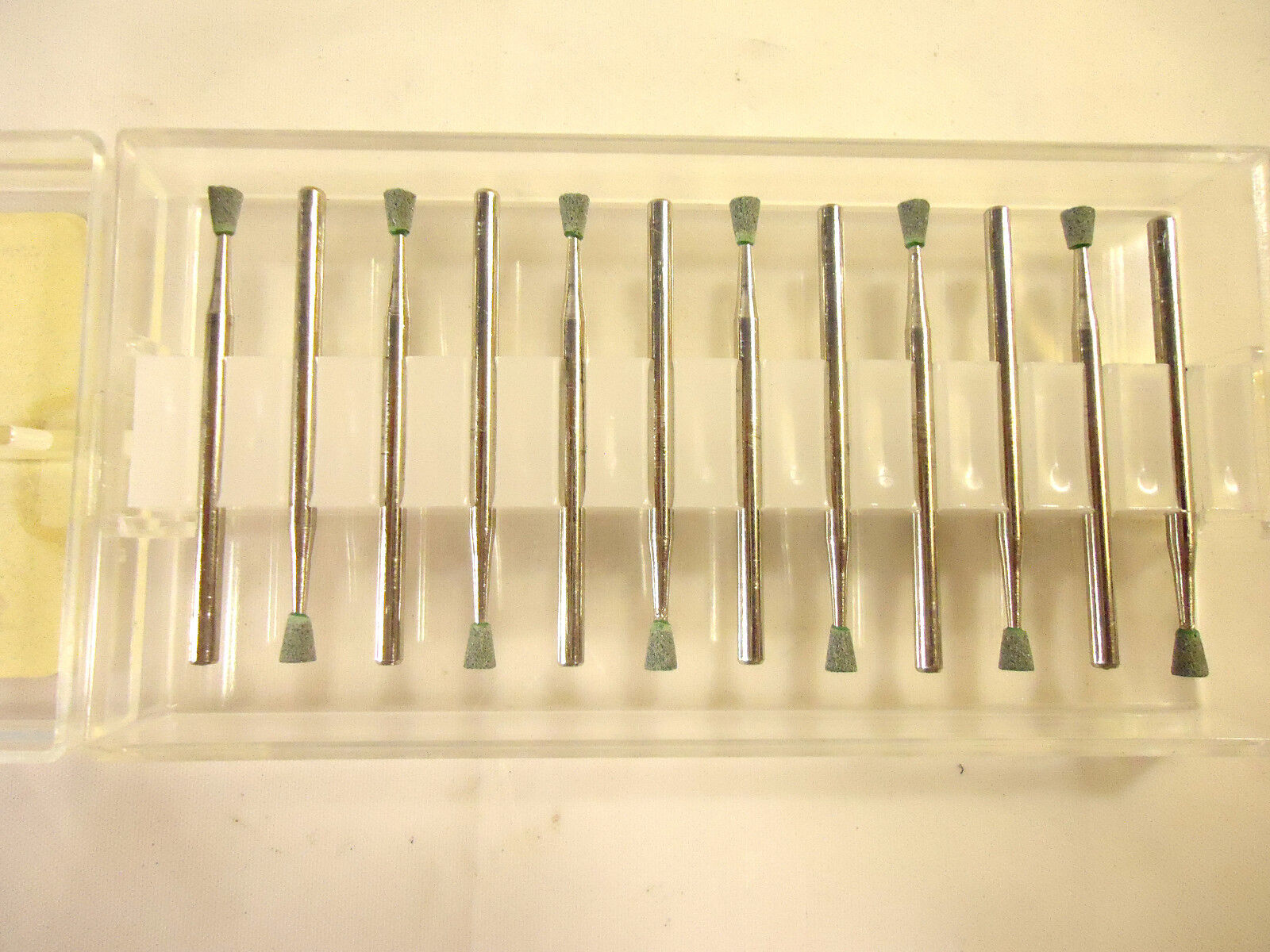 12 Piece Mounted Stones National Keystone, Style I-1, for Grinding Glass, Stone