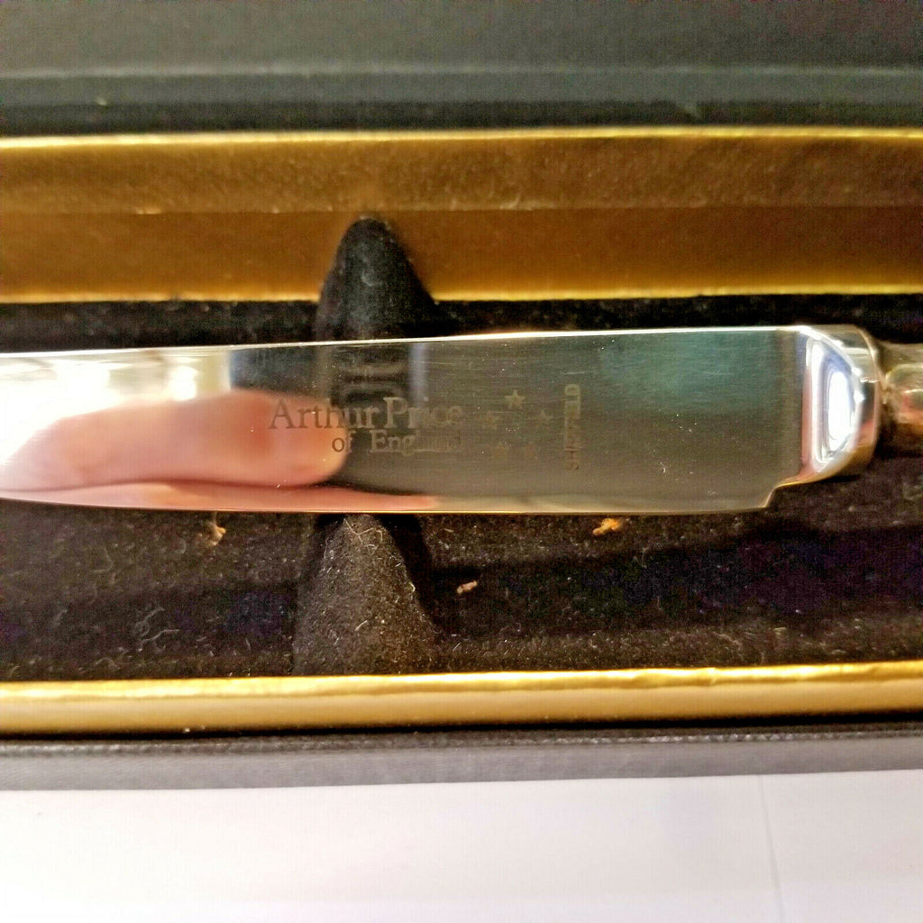 Arthur Price of England Silverplate Cheese Knife, Bead Design, New, FreeShip