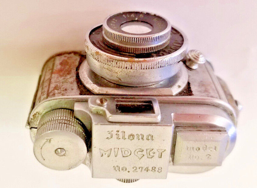 Vintage Jilona Midget Model 2 Camera Number 27488, Circa 1949-50, Japan, Used
