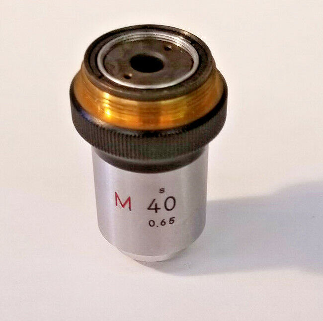 Nikon M 40 0.65 Objective 69527, Metallurgy, RMS mounting thread of 20.32 mm
