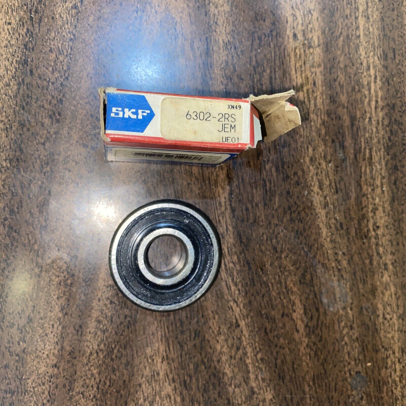 SKF Bearing #6302-2RS, 15x42x13