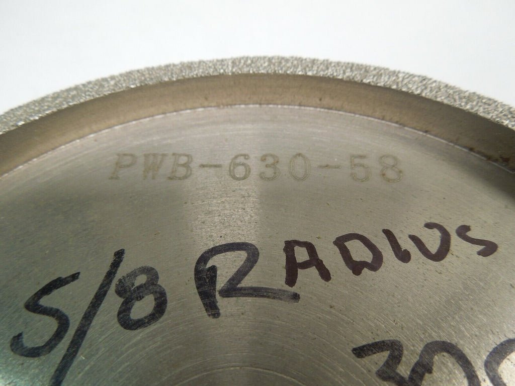 Brazed Diamond 6" Demi-Bullnose Profile Wheels, Marble/Granite, 5/8" Radius, 30g