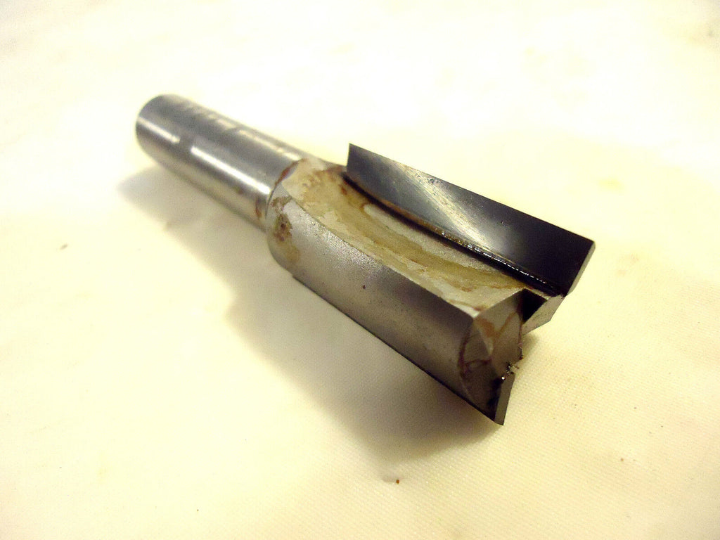 Router Bit, Carbide Tipped 3/4" x 1 1/4” LOC Plunge Style, 1/2" Shank, USA