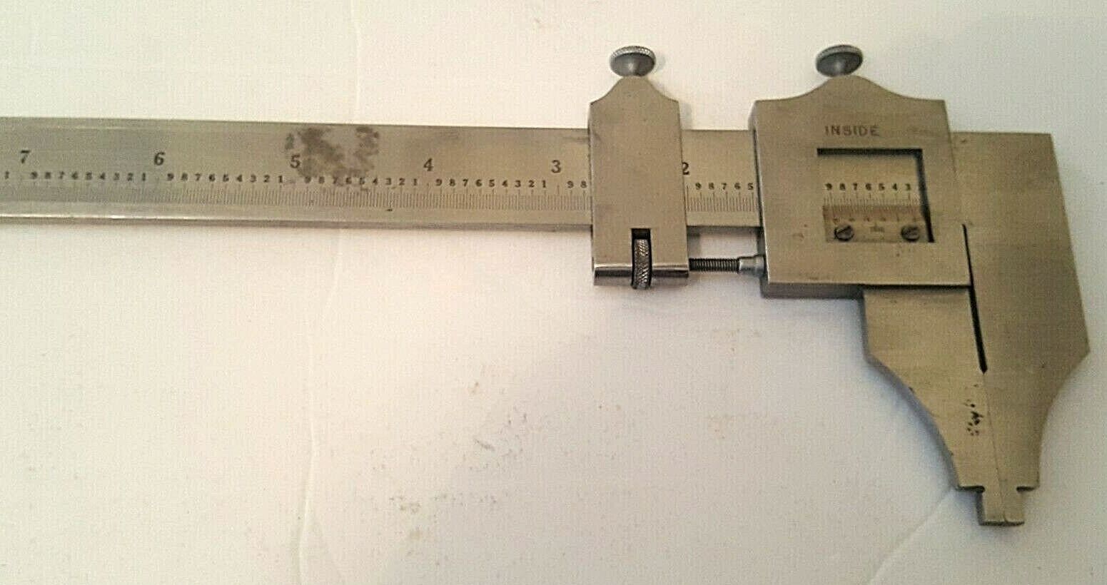 Vintage TUMICO 75-12 Vernier Caliper with Nib Style Jaws, 0-12" Range, .001"