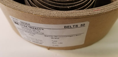 3M Trizact Sanding Belt, 50 Belts, 1/2" x 18", Super Closeout, # 100 Grit, NEW