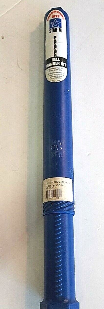 Bell Hanger Bit 1" x 18" Wood Boring, STAR-M, Japan, #100C18 1616, Free Ship