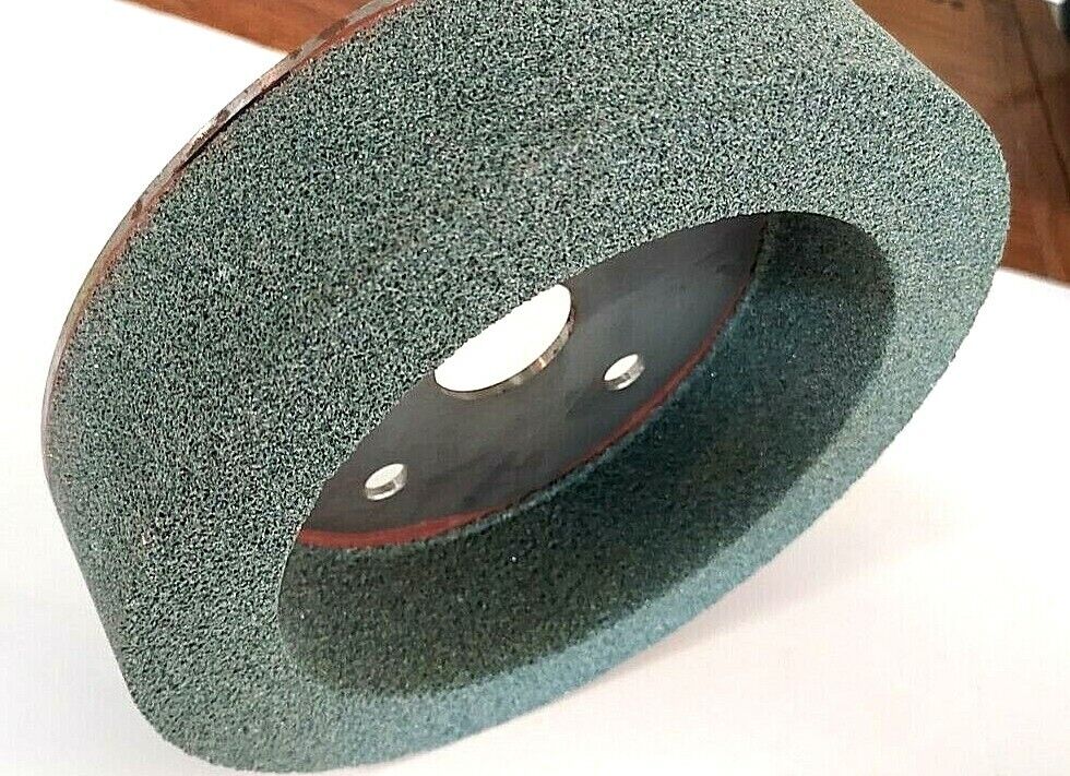 Silicon Carbide Metal Back/Direct Mount Grinding Wheel 7"x1-1/2", 1-1/4", GC60J