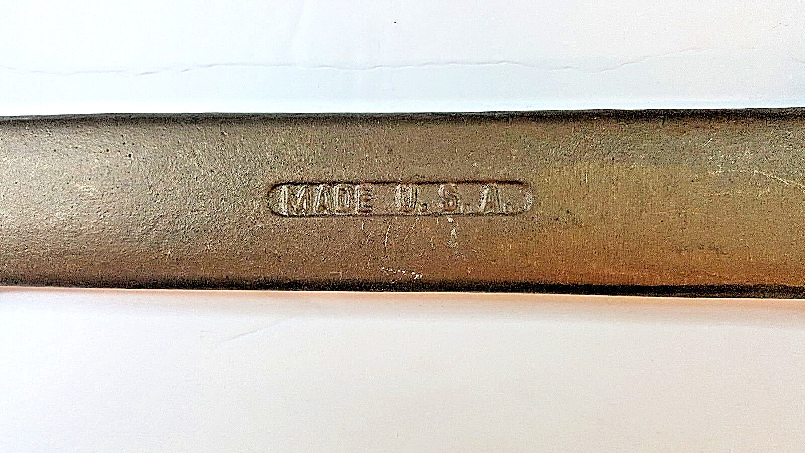 AMPCO Beryllium Copper W772C Dbl. Ended Open End Wrench 1-5/8” x 1-13/16”, Used