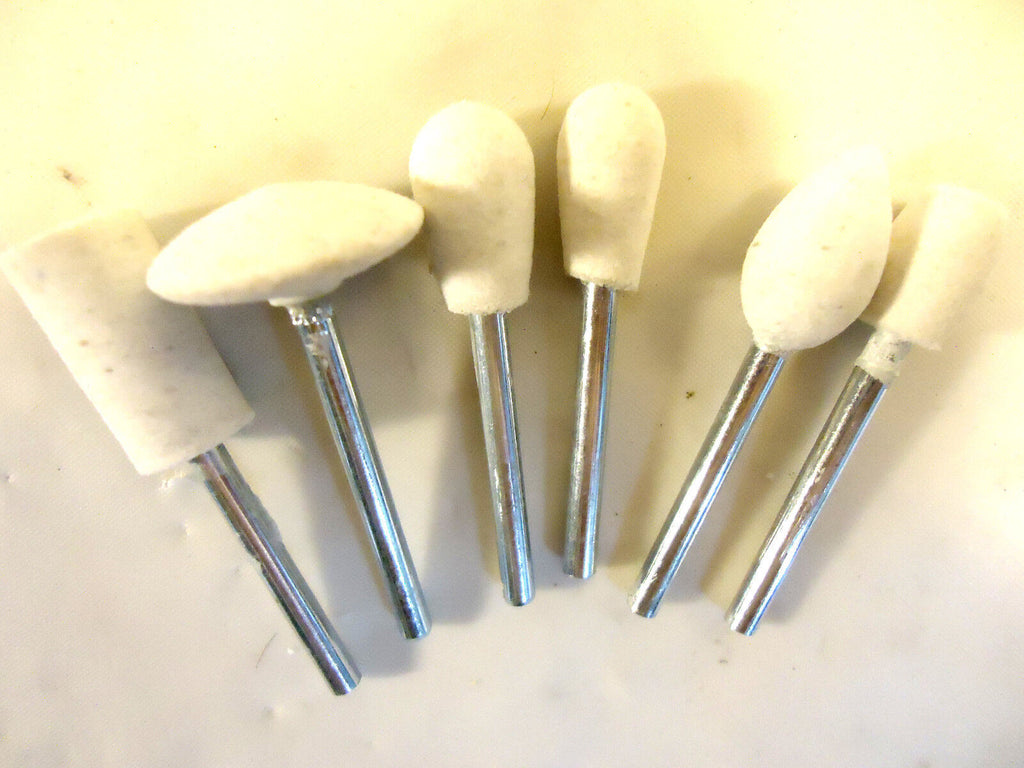 Woolen Mounted Buffing Points, 11 pc Set, SE-WP11, New, Free Shipping