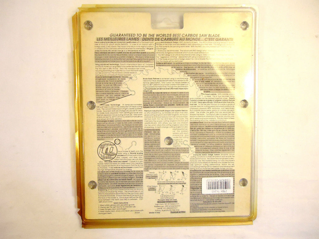 Freud Framing Blade TK203, 7-7 ¼”, 24 Tooth, Thin Kerf, Anti-Kickback , NEW.