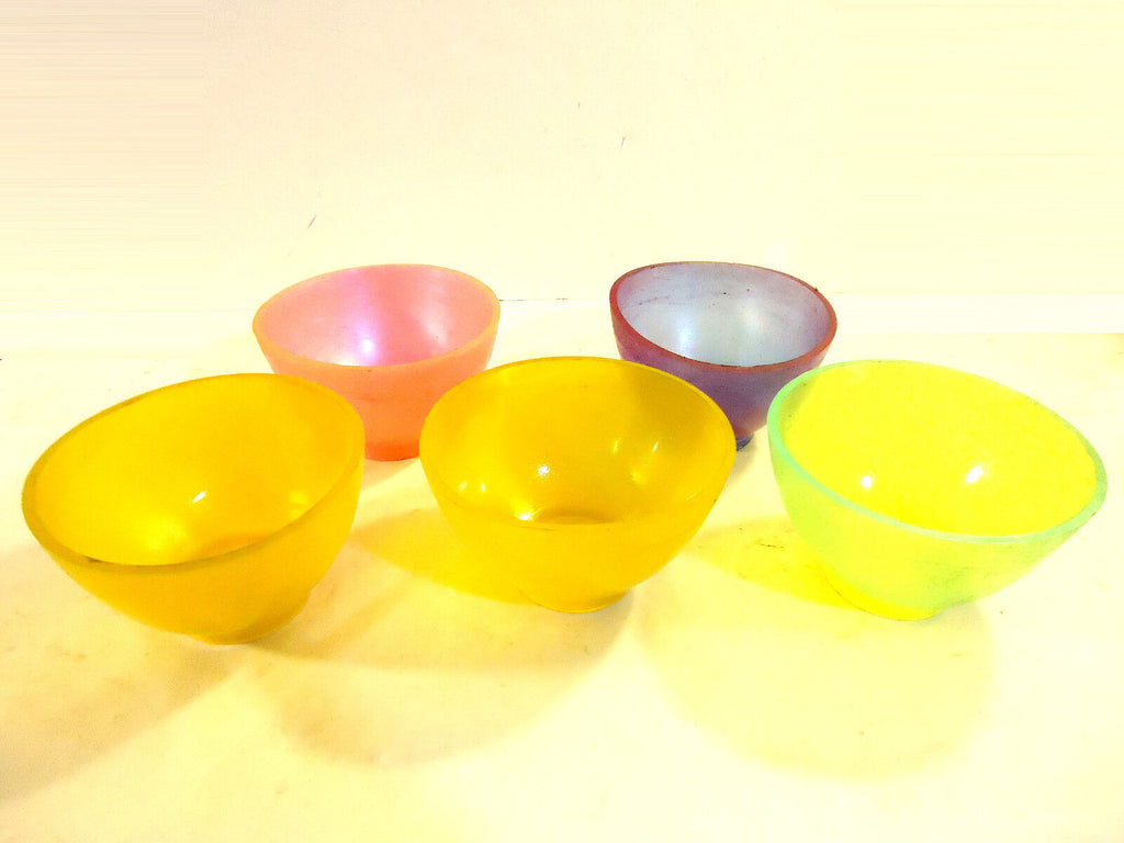 Rubber Mixing Bowl for Investment, 4” Diameter X 2.5”, 5 PCS, New-Other.
