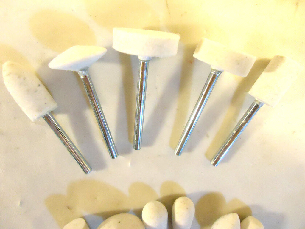 Woolen Mounted Buffing Points, 11 pc Set, SE-WP11, New, Free Shipping