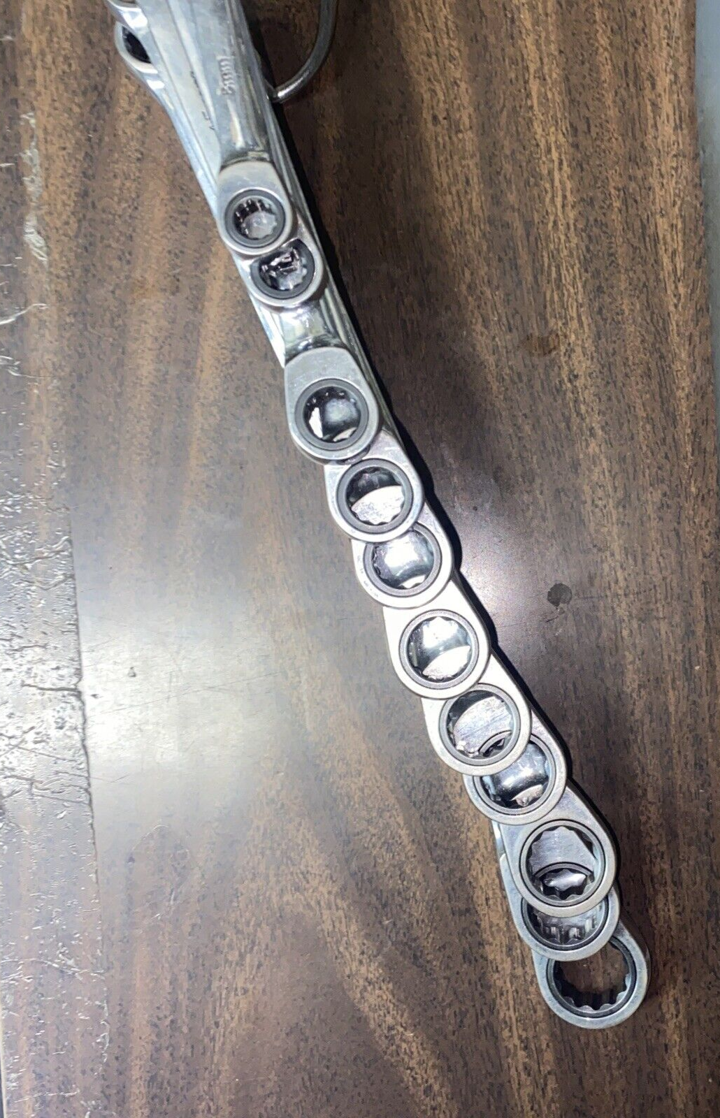 Blue Power Metric Double Box Ratcheting Wrenches 8-19mm, 12 Point.