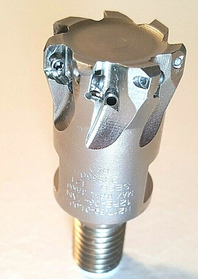 SECO R217.69-01.00-12RE-06-7AN TURBO INDEXABLE MILLING CUTTER, 1" Diameter