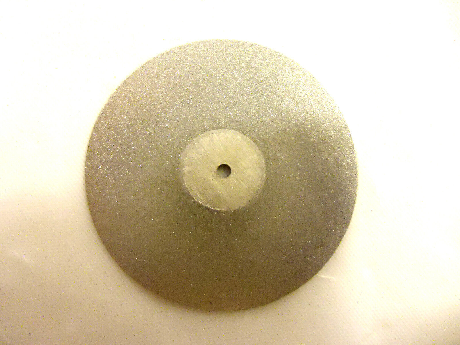 1-1/4" Diamond Face Disc, 1/16" Arbor Hole, .010 Thick, 500 Grit, 3 Discs, NEW.