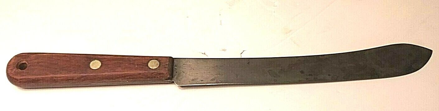Vintage LL BEAN FREEPORT ME. 11" Double Curved Tip Kitchen Carving Knife