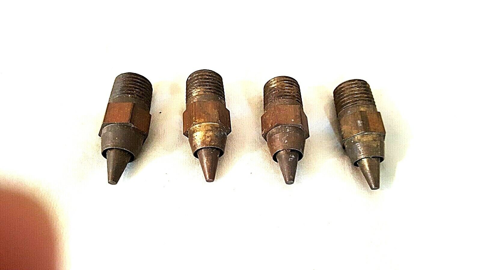 Flared Brass Air/Water Blow Gun Tips with 1/4" NPT Male Thread, 24 pcs.