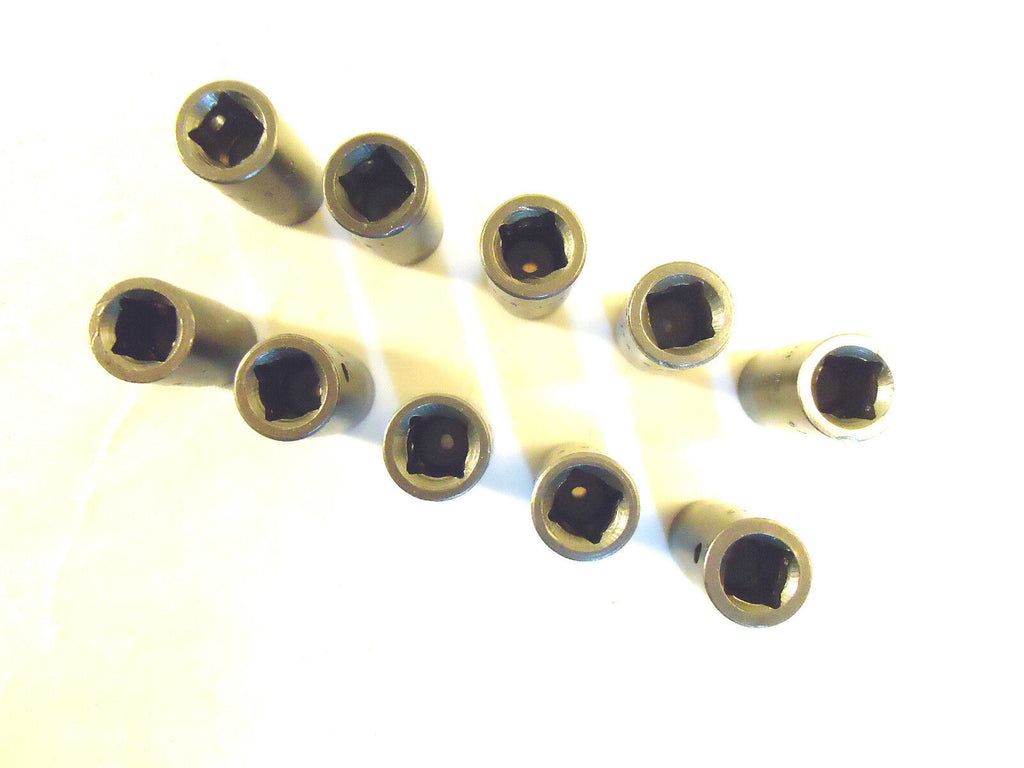 Magnetic Sockets,10 Pieces, 1/4” Drive X 9/32” Hex, Impact, Hanson, #93639, USA.