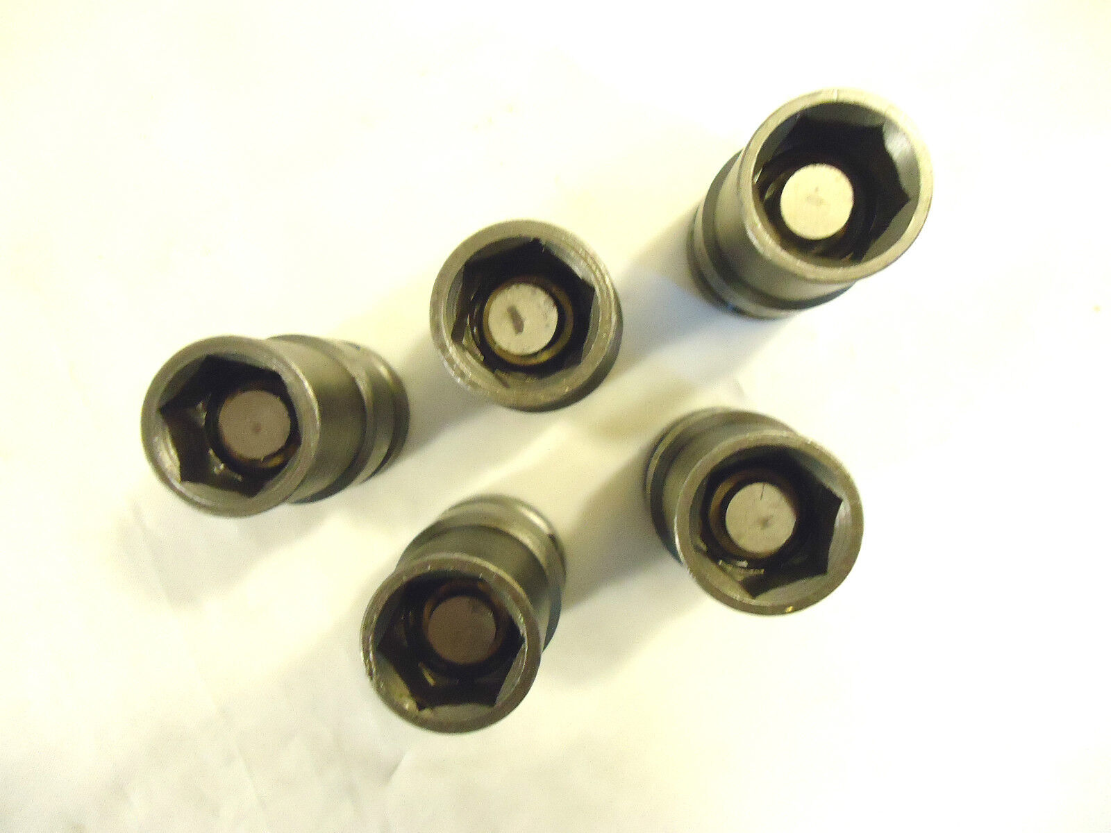 Magnetic Sockets, 5 pcs, 1/2” Drive X 9/16” Hex, Impact, Hanson, USA, NEW/OTHER.