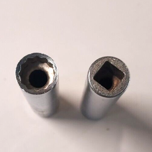 1/4  Drive 11/32 inch 12 Point Deep Sockets, 2pcs. Made in USA, THORSEN